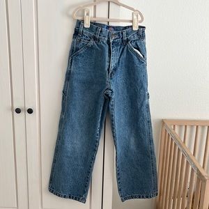 Vintage Dickies (EUC) | High Rise Straight Wide Blue Denim Jeans